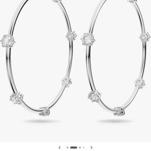 ISO Silver either 1 or a pair of there Swarovski Hoop Earrings
